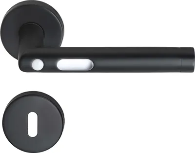 Produktbild von Orbit LED-Türgriff MeinTürgriff Türdrücker BB PZ WC schwarz Türgriff Drückergarnitur