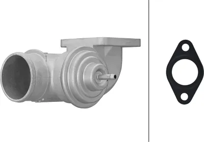 Produktbild von HELLA 6NU 014 865-491 AGR-Ventil mit Dichtungen für VW Transporter IV Bus (70B, 70C, 7DB, 7DK, 70J, 70K, 7DC, 7DJ) Abgasrückführungsventil