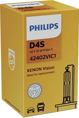 Produktbild von 1x D4S PHILIPS Xenon Vision Xenon Brenner 42V Scheinwerferlampe P32d-5 Birne