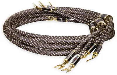 Produktbild von DYNAVOX Lautsprecherkabel Black Line, 3 m, 4 mm², OFC