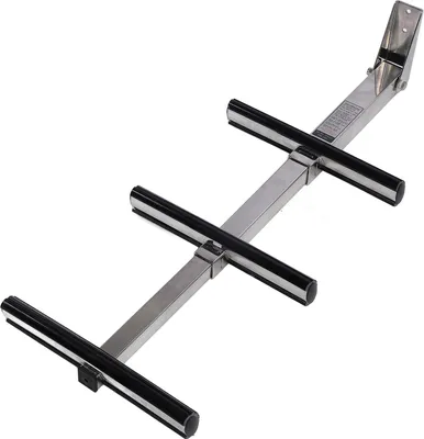 Immagine prodotto di Scala da imbarco a 3 gradini, telescopica, antiscivolo, ribaltabile, pontone in acciaio inossidabile per marine, yacht, dock, barche a motore