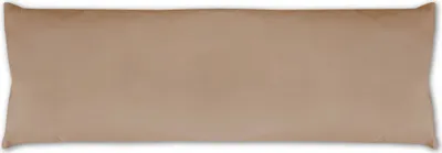 Produktbild von Seitenschläfer Kissenhülle Sandgrau ca. 40x120 cm – Mikrofaser Bezug, waschbar, für Körperkissen, Füllkissen und Seitenschläferkissen
