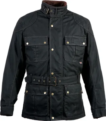 Produktbild von Bores Jacket Trophy Pro 2 Classic Herren Wachsjacke lang Black-M