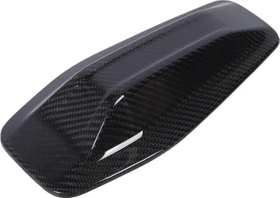 Image de Couvercle d'antenne de toit en fibre de carbone, base d'antenne décorative en forme d'aileron de requin, partie supérieure de voiture pour M3 G80 2021-2024