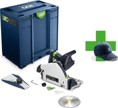 Immagine prodotto di Festool TSC 55 KEB-Basic 100Y Limited Edition sega ad immersione a batteria 18 / 36 V ( 2x 18 V ) 160 mm brushless ( 578223 ) + Systainer - senza batteria, senza caricabatterie