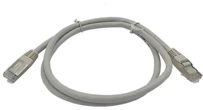 Produktbild von RJ45-Kabel – Geradverdrahtung – Cat.6 – Geschirmt (F/UTP) – 1 Meter
