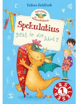Produktbild von Spekulatius, der Weihnachtsdrache. Spekulatius geht in die Schule