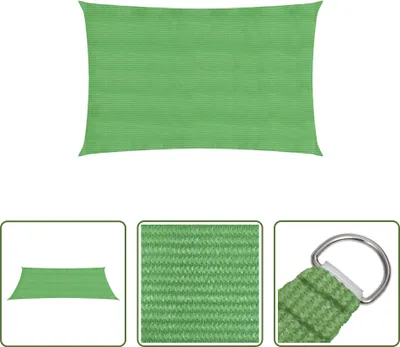 Produktbild von The Living Store Sonnensegel 160 g/m² Hellgrün 3x6 m HDPE