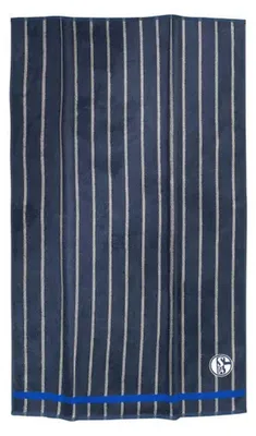 Produktbild von FC Schalke 04 Duschtuch navy Streifen