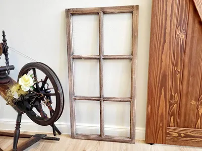 Deko Holzfenster 43x85cm