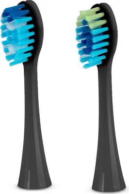 Obrázek produktu pro Berdsen 329000 Náhradní hlavice pro sonický kartáček Galaxy 2 ks, černé
