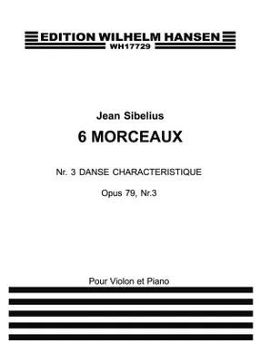 Produktbild von Danse characteristique op.79,3 für Violine und Klavier