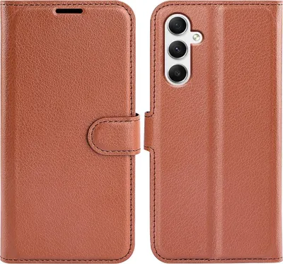 Produktbild von Samsung Galaxy A35 Hülle - Coverup Klapphülle - Braun