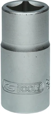 Produktbild von KS Tools 150.9122, Buchse, 3/8", 1 Kopf/Köpfe, Chrom-Vanadium-Stahl, DIN 3120, ISO 1174, 55 g