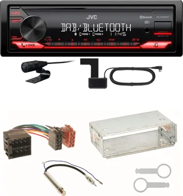 Produktbild von JVC KD-X282DBT Bluetooth DAB USB Einbauset für Skoda Octavia 1U Superb 1