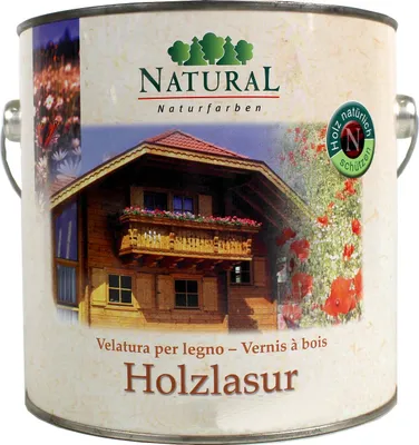 Produktbild von Natural Holzlasur 0,75L pinie Holzschutz Holzschutzlasur Lasur