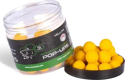 Produktbild von Nash Monster Shrimp Pop Ups 12mm 75g Yellow