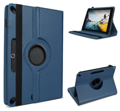 Produktbild von Schutzhülle für Medion Lifetab E10421 E10420 E10440 Tablet Hülle Tasche DrehbarFarben:Blau
