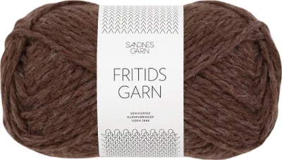 Produktbild von Sandnes Fritidsgarn 50g Dunkelbraun meliert 4071