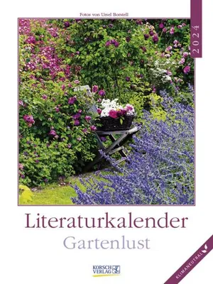 Produktbild von Literaturkalender Gartenlust 2024