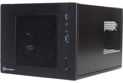 Obrázek produktu pro Silverstone SG05-LITE, Kostka, PC, Černá, DTX, mini-ITX, Plast, Ocel, Hraní