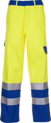 Produktbild von Planam Multinorm Bundhose Warnschutz Major Protect Gr. 98 warngelb/kornblau