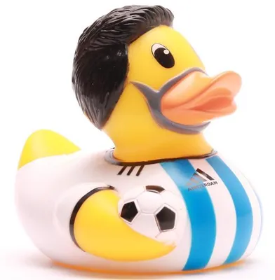 Produktbild von Badeente Argentina Football Vinyl 7,5 cm
