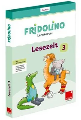 Zdjęcie produktu dla Fridolino-Lernkartei. Lesezeit 3 Übungskarten für das 3. Schuljahr