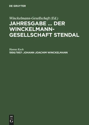 Produktbild von Johann Joachim Winckelmann