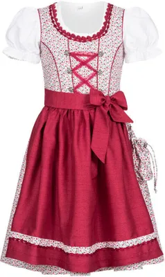 Produktbild von Kinderdirndl 3-teilig Doris in Beere von Nübler Größe 104
