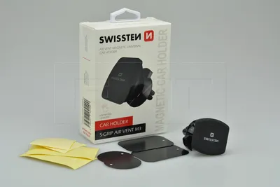Zdjęcie produktu dla Swissten 65010307, Telefon komórkowy/Smartfon, Uchwyt pasywny, Samochód, Czarny