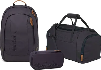 Produktbild von Satch Schulrucksack-Set AIR Nordic Grey, Mäppchen + Sporttasche