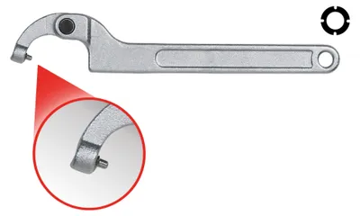 Produktbild von KS TOOLS 517.1323 Hakenschlüssel