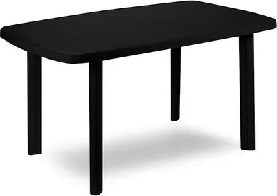 Image de Table De Jardin Ovale Faro Gris Anthracite Ref.609907