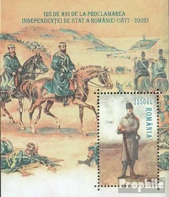 Produktbild von Briefmarken Rumänien 2002 Mi Block320 (kompl.Ausg.) postfrisch 125Jahre staatliche Souveränität