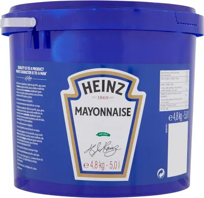 Produktbild von 3x Heinz Mayonnaise Sauce zum Kochen Würzsaucen Tafelsauce Eimer 4,8Kg