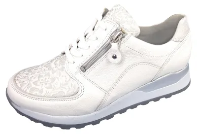 Imagen del producto de Zapatos deportivos para mujer Waldläufer Hirioko, con cordones, color blanco, para uso diario