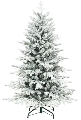 Produktbild von Kš¹nstlicher Weihnachtsbaum, 150 cm, schneebedeckt, 1162 Zweige, faltbarer Metallst?nder