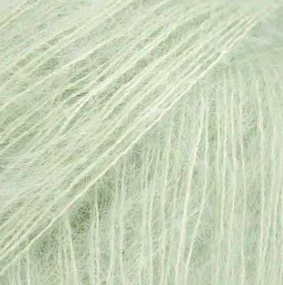 Produktbild von DROPS Kid-Silk 60 Mint Garn – 75% Kid Mohair 25% Silk | 25g 210m Strick- & Häkelgarn