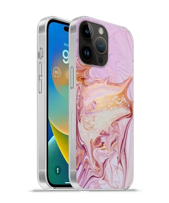 Produktbild von MuchoWow® Handyhülle Schutzhülle Hülle für Apple iPhone 14 Pro - Softcase Marmor - Farbe - Abstrakt Silikon Softcase Handy Hülle - Umschlag