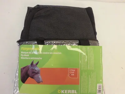 Produktbild von Fliegenmaske Fliegenhaube Fliegenschutz mit Augen und Ohrenschutz Cob Full, Größe:Pony 321273