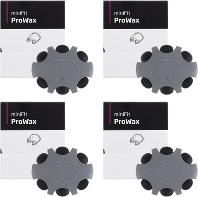 Produktbild von Sonstiges Hygienezubehör ProWax MiniFit Ohrenschmalzfilter für Oticon, 4 Stück/24 Hörgerätefilter, Filter ProWax Cerumfilter für Bernafon und Auditio