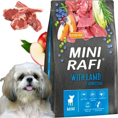 Productafbeelding van RAFI Mini met lam – droogvoer voor honden – 3 kg