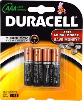 Produktbild von Duracell batterien LR03 AAA 4 Stück