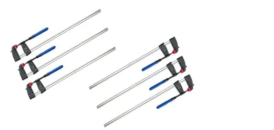 Produktbild von 6x Leimzwinge Klemmzwinge Tiefspann-Schraubzwinge Schraubzwinge 300 x 80 mm