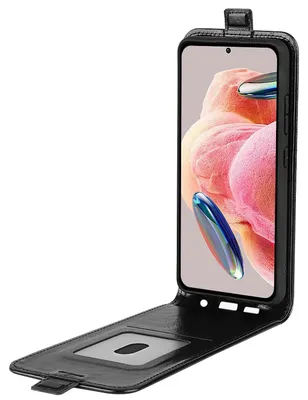 Produktbild von Für Xiaomi Redmi Note 12 4G Flip Handy Tasche Schwarz Hülle Cover Etuis Schutz