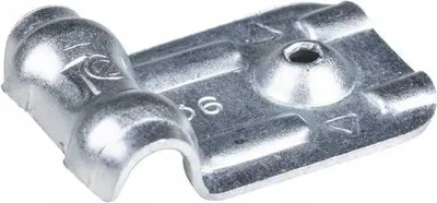 Obrázok produktu pre Surový Konektor Oceľový Držiak Kábla Jednoduchý 6Mm Pozinkovaný 200Ks R-Sc40-Mcs-6