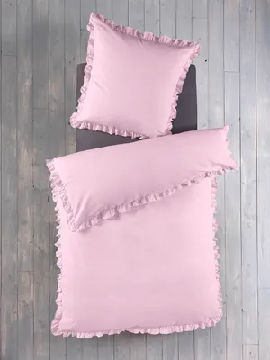 Produktbild von Optidream Renforcé Bettwäsche 155 x 220 cm Bettbezug 155 cm x 220 cm Kopfkissenbezug 80 x 80 cm rose rosa