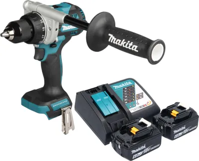 Produktbild von Makita DDF 492 RG Akku Bohrschrauber 18 V 141 Nm Brushless + 2x Akku 6,0 Ah + Ladegerät