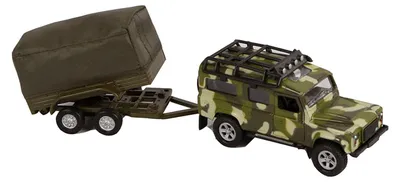 Produktbild von Kids Globe 520027 - Land Rover mit Anhänger 1:36